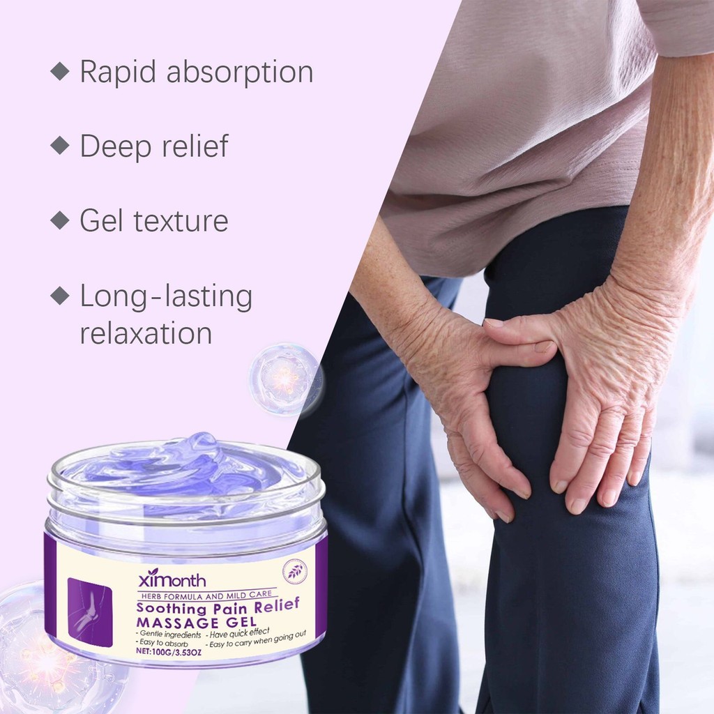 Ximonth Relieving Pain Relief Body Massage Gel กระดูกสันหลังส่วนเอว Joint Sorenes เข่าข้อศอกไหล่ App