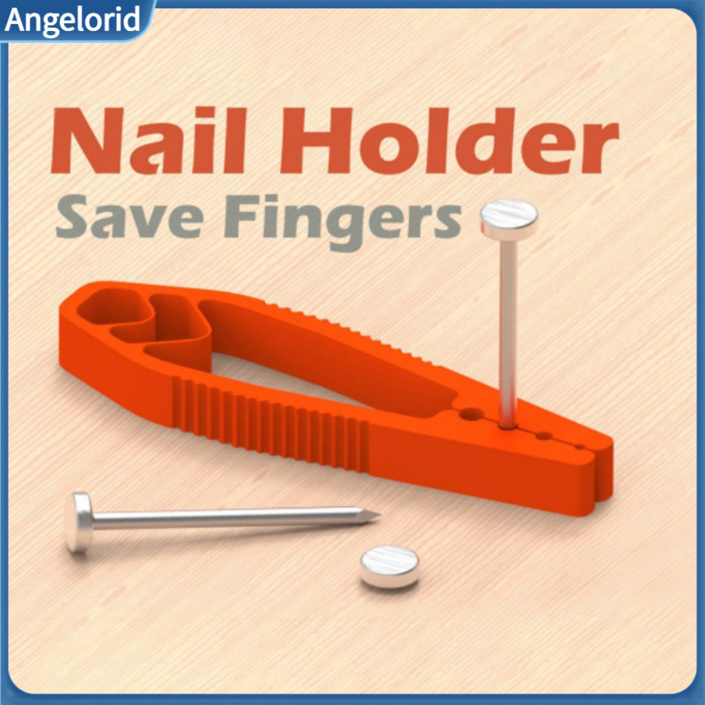แองเจโลริด| เครื่องมือแก้ไขเล็บ Nailing Nail Positioner Anti-smashing Finger Nail Holder Tool for Wo