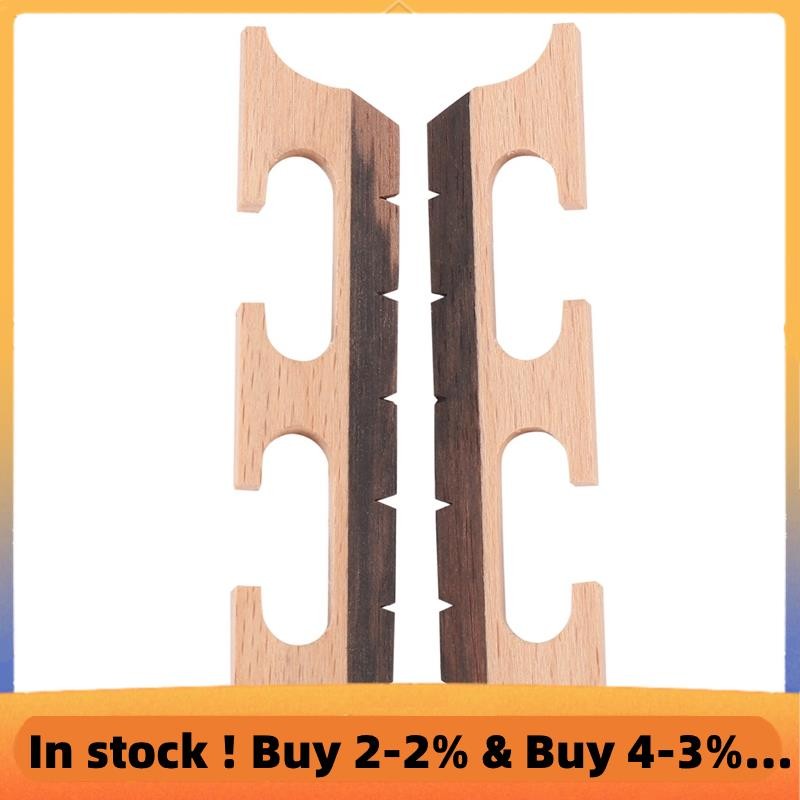 2 ชิ้นสะพาน Banjo 5-String Maple Banjo Bridge อุปกรณ์ไม้