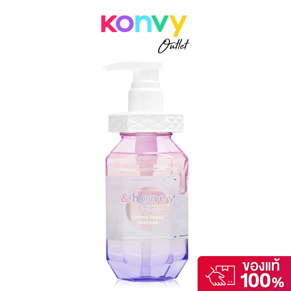 &honey Color Control Repair Shampoo 440ml แอนด์ฮันนี่ แชมพูสูตรล็อคสีผมให้ติดทนนาน ไม่ซีดจาง.