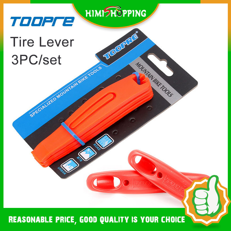 READY STOCK3PC TOOPRE จักรยานยางซ่อม Lever Multi-Function คุณภาพสูงไนลอน Tyre Levers ที่ถอดออกได้ล้อขี่จักรยานซ่อมเครื่องมือเปิด Breaker ขี่จักรยานอุปกรณ์เสริม