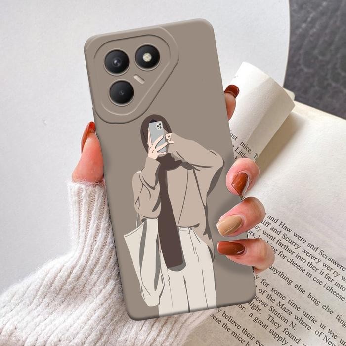 HP Softcase TCN0 POVA 7 4G 2025 - ORORA - Softcase Silkon Pro Camera - ยืดหยุ่น - เคส - ตัวป้องกันโท