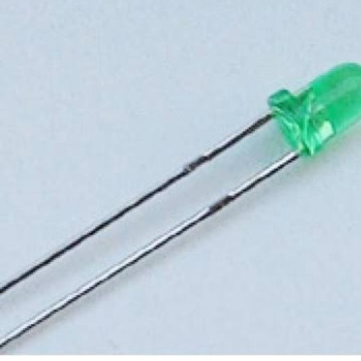 HIJAU LED 3MM 3 MM สีเขียว