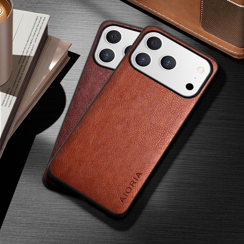 สําหรับ Apple iPhone 17 Pro Max 17 Air Case funda capa สไตล์ธุรกิจสไตล์ทนทานฝาครอบหนัง pu สําหรับ iP