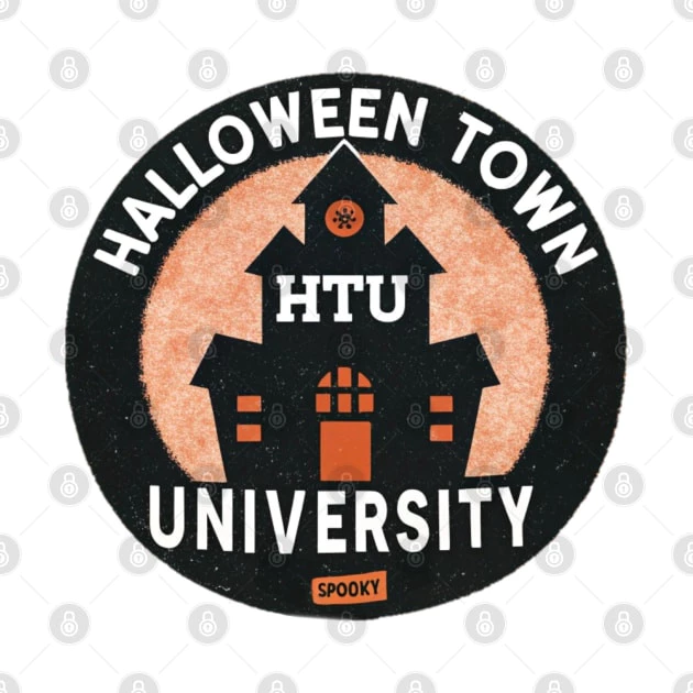 เสื้อยืด Vintage Halloween Town University Cotton 100% thumbnail 9