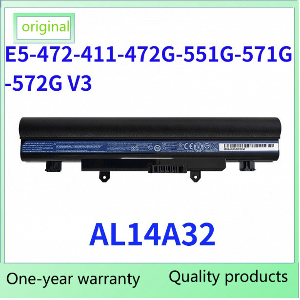 ใหม่ Acer E5-572G 472G E5-571G 471G 511g AL14A32 Acer แล็ปท็อปแบตเตอรี่