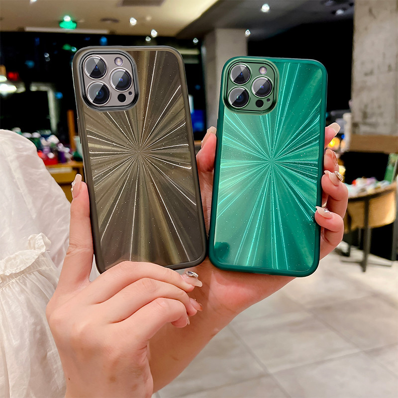 ITEL A90 A6610L พร้อมฟิล์มเลนส์, สติ๊กเกอร์ดอกไม้ไฟเลเซอร์, ผงแวววาวไล่ระดับ, เปลือกนิ่มโปร่งใส CASE