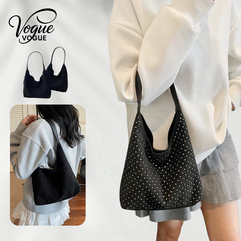 Vogue🌟พร้อมส่ง🌟กระเป๋าสะพายข้างสำหรับผู้หญิง กระเป๋าสะพายไหล่ที่มีสไตล์ (KP-5)