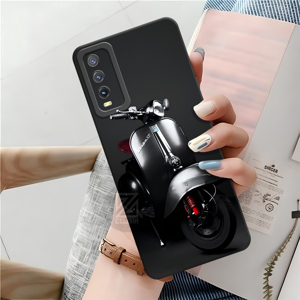 เคส VIVO Y20 / Y12S / Y20S Softcase - เคส Vespa Motif - เคส VIVO Y20 / Y12S / Y20S - เคส Pro Camera 