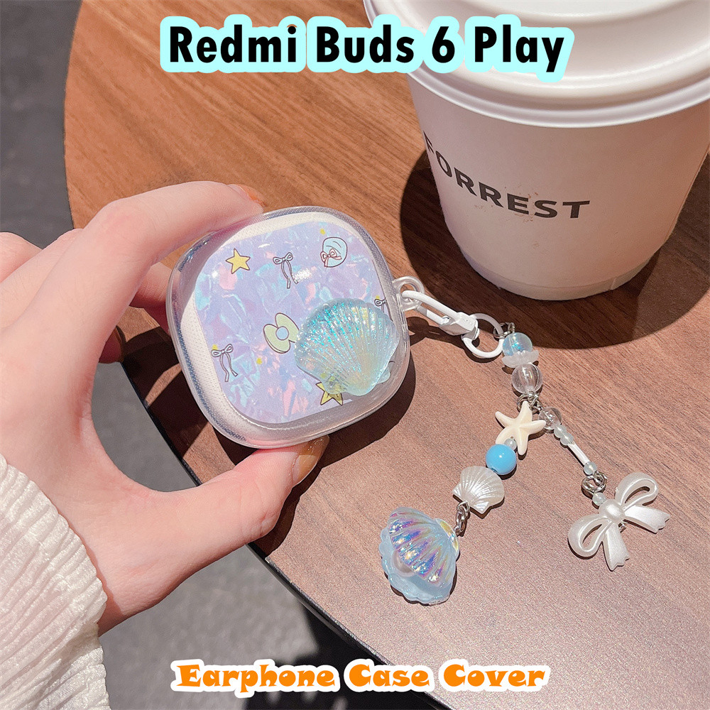 คุณภาพสูงสําหรับ Redmi Buds 6 Play Case สไตล์ฤดูร้อนการ์ตูนซิลิโคนอ่อนนุ่มหูฟังกรณีปลอกฝาครอบ - รูปที่ 7