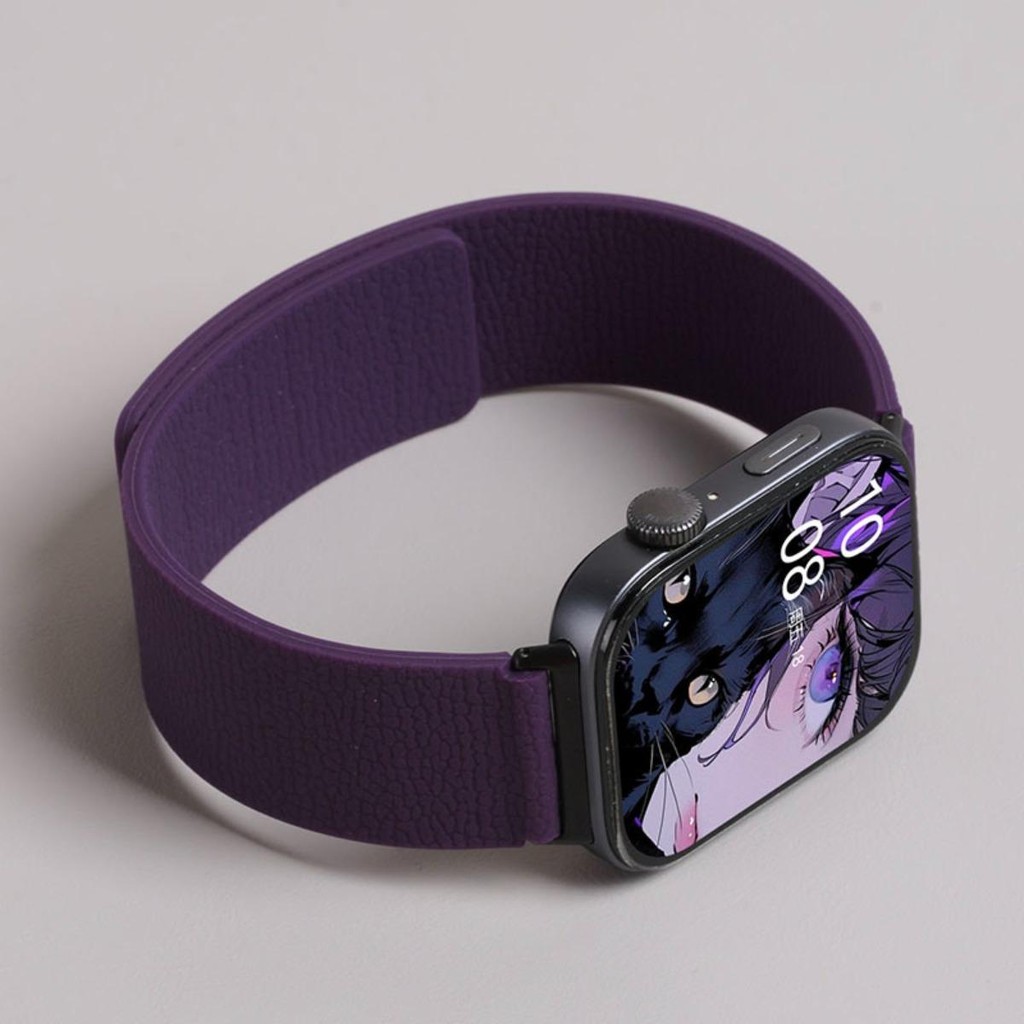 สายซิลิโคนแตก,สายนาฬิกาแม่เหล็กแบบสปอร์ต,ใช้ได้กับ Huawei Watch FIT4-FIT4pro-FIT3 ราคา ถูกที่สุด ดีลบีเคเค แกลเลอรีภาพที่ 8