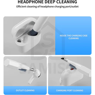 ชุดทําความสะอาดอิเล็กทรอนิกส์มัลติฟังก์ชั่น 20-in-1 - น้ํายาล้างคีย์บอร์ด, แปรงหน้าจอ, ตัวดึงปุ่มกด, น้ํายาทําความสะอาด, สําหรับคอมพิวเตอร์, แล็ปท็อป, หูฟัง, Airpod, โทรศัพท์, กล้องปัญญา