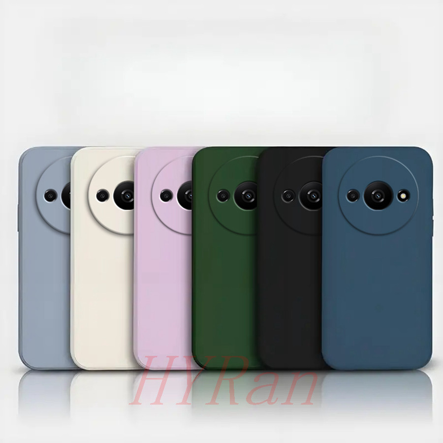 Redmi A3 A3X เคสโทรศัพท์ซิลิโคนสีทึบ YT