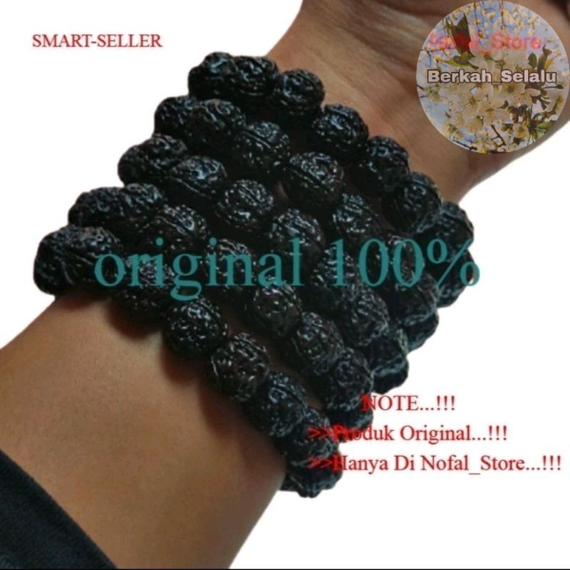Rudraksha Jenitri New Blackglow (ภาพจริง Anti-Fade) Berkah_Alway