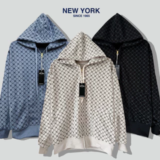 เสื้อกันหนาว New York  (New York Limited รุ่นพิมพ์ลาย พรีเมี่ยม2024) เสื้อคลุมแขนยาว มีฮู้ด