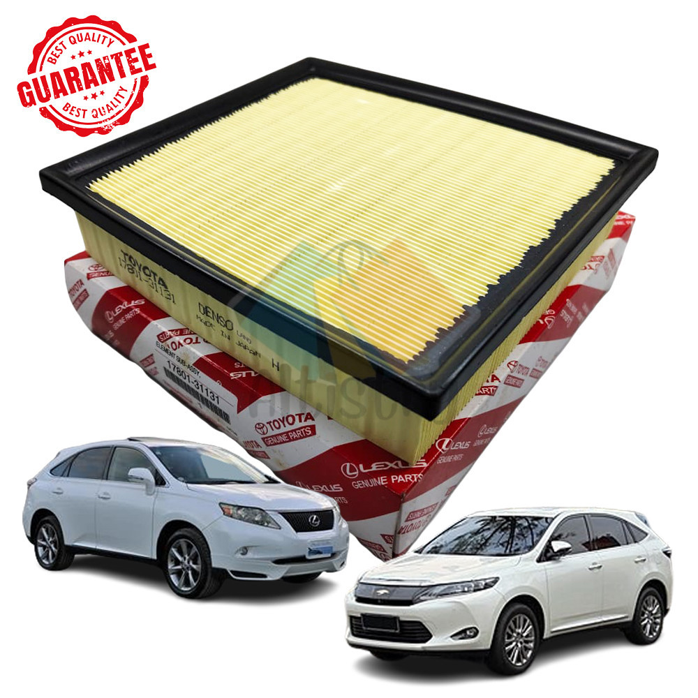 TOYOTA HARRIER ZSU60, LEXUS RX270/RX350/NX200 AGL10 ไส้กรองอากาศเครื่องยนต์ (17801-31130/17801-31131