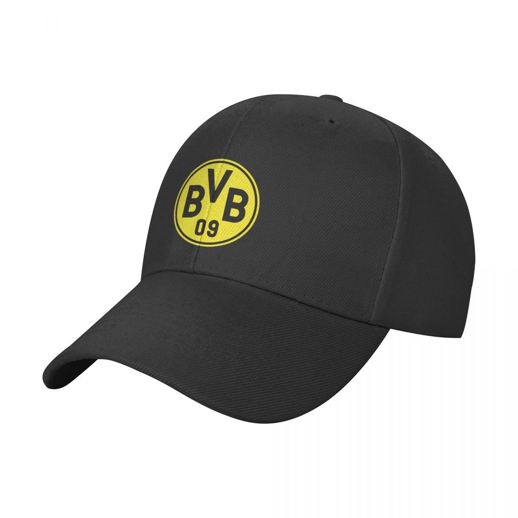 Borussia Dortmund โลโก้เบสบอลผู้ชายผู้หญิงหมวกโพลีเอสเตอร์ Unisex Golf Running Sun หมวก Snapback ปรับได้
