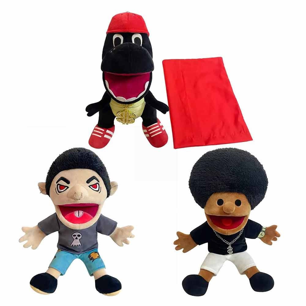 Jeffy Plush Cosplay Toy Jeffy Hat Hand Puppet Game Stuffed Dolls Kids Gifts