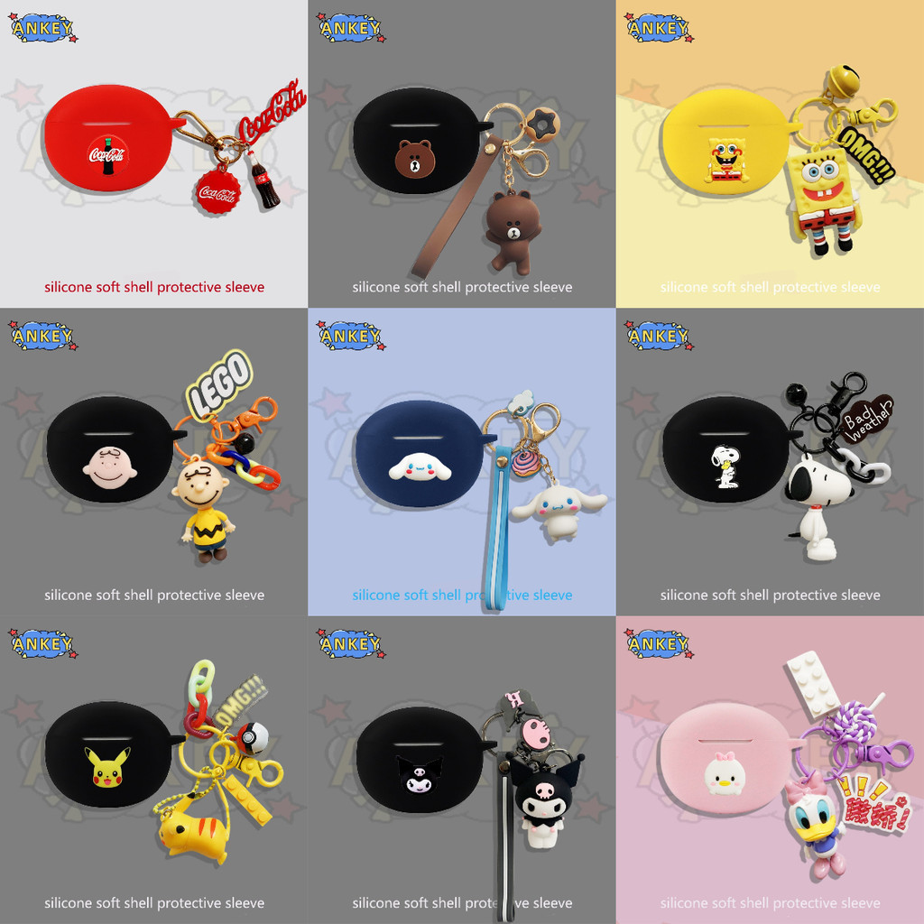 For Honor Earbuds A X7 X6 Cover Earphone Silicone Case Lovely Dog Earbuds Soft Protective Headphone 