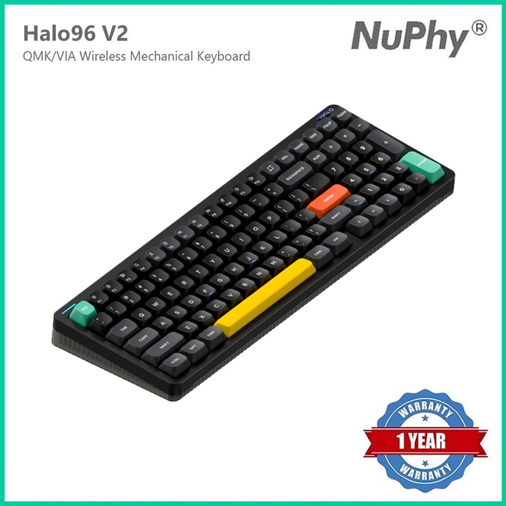 NuPhy Halo96 V2 QMK/VIA คีย์บอร์ดไร้สาย