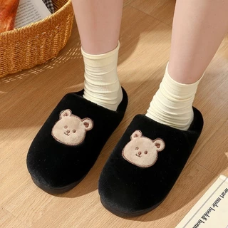 (พร้อมส่ง)รองเท้าสลิปเปอร์ รองเท้าใส่ในบ้าน สไตส์เกาหลี เพิ่ม1-2ไซส์ ขนฟูนุ่มเท้ามาก