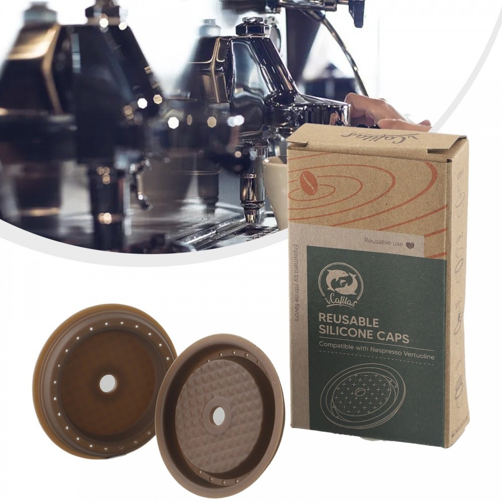 แคปซูล Pods เปลี่ยนซีลฝาปิดกาแฟซิลิโคนสําหรับ Nespresso VertuoLine