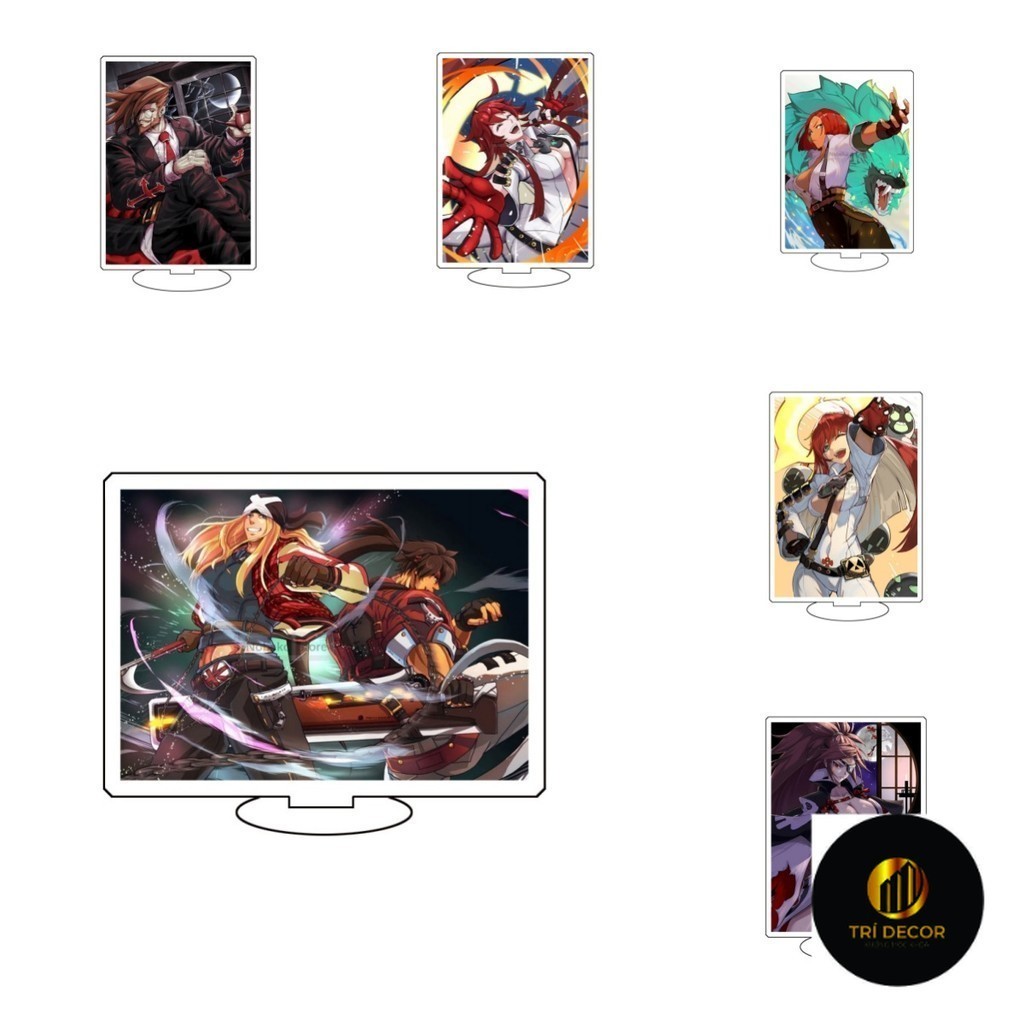 พวงกุญแจ, Standee, Guilty Gear Anime Bridget Baiken Faust ของตกแต่งโต๊ะเกม