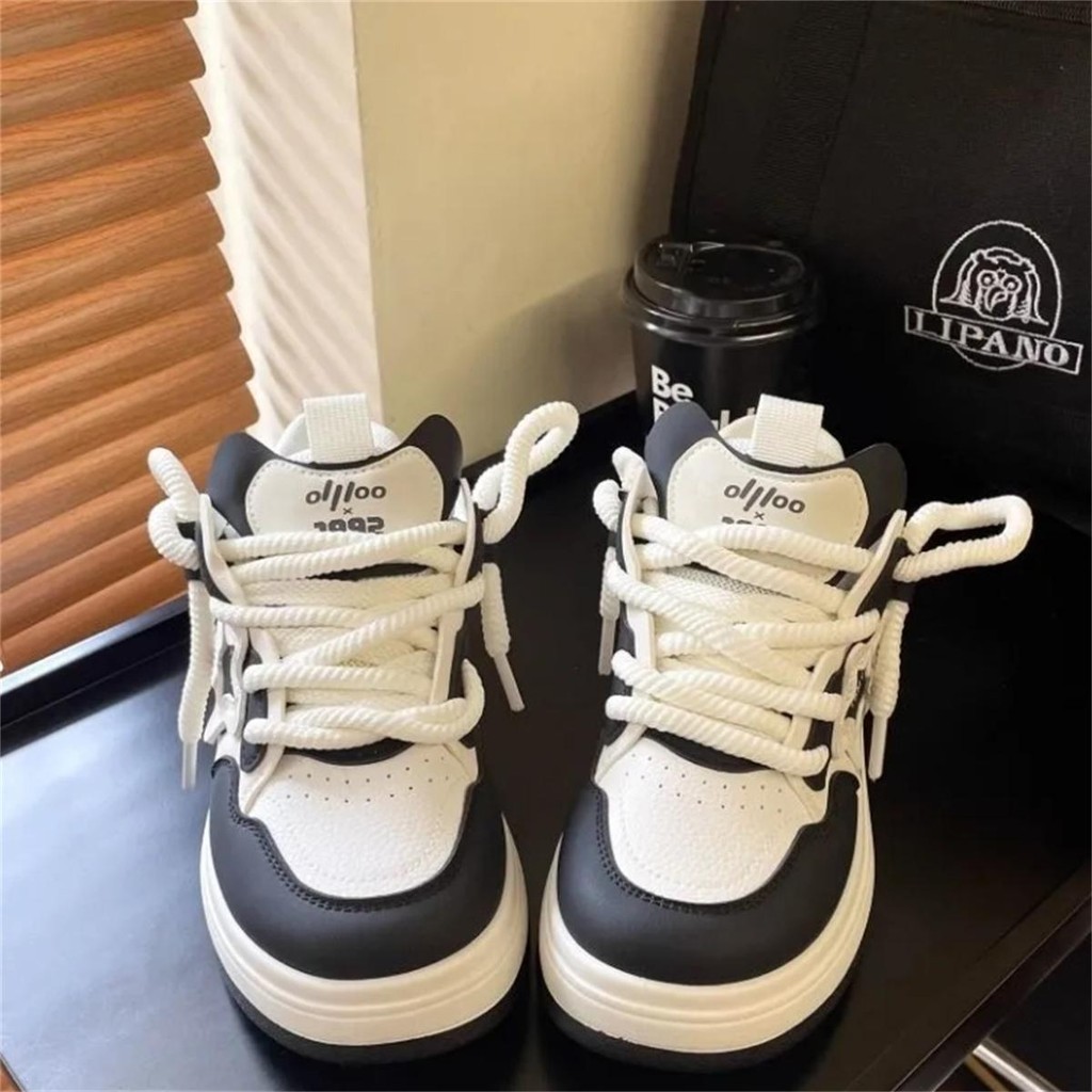 ส่งด่วนจาก กทม รองเท้าผ้าใบแฟชั่น รองเท้าผ้าใบผู้หญิง รองเท้าสีขาว รองเท้าน่ารักๆสไตล์เกาหลี ไซส์ 35-44 - รูปที่ 4