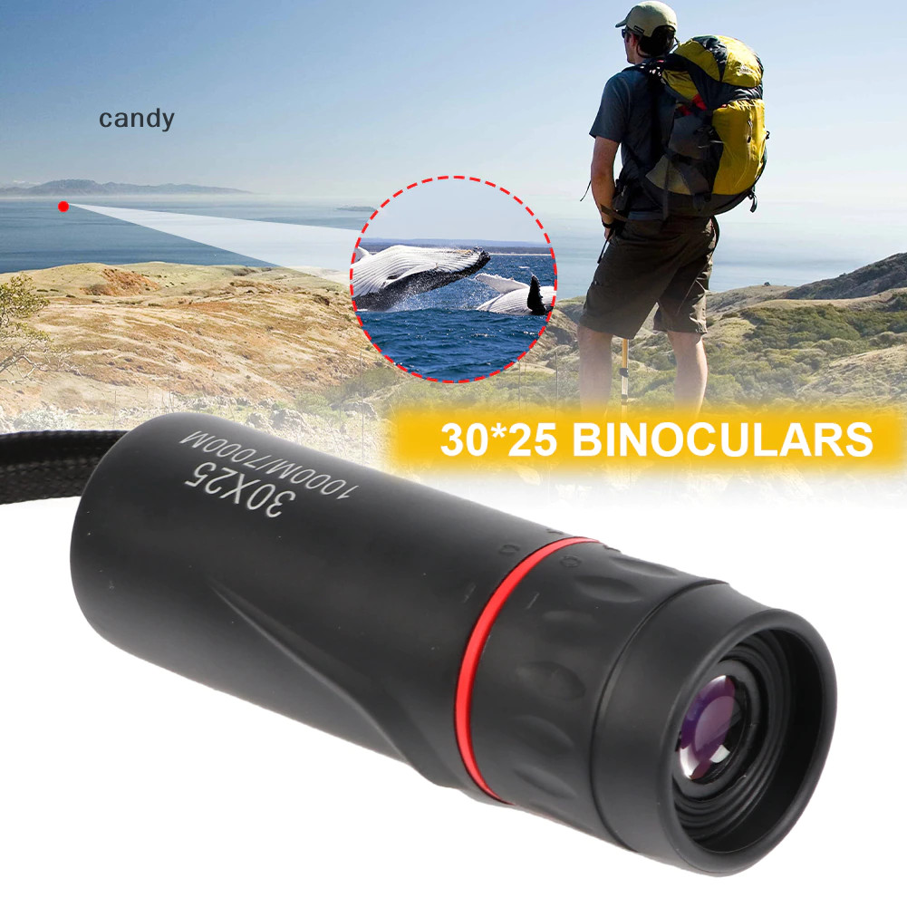 Ndy HD 30x25 กล้องโทรทรรศน์ตาข้างเดียวกล้องส่องทางไกลซูมโฟกัสฟิล์มสีเขียวกล้องส่องทางไกล N