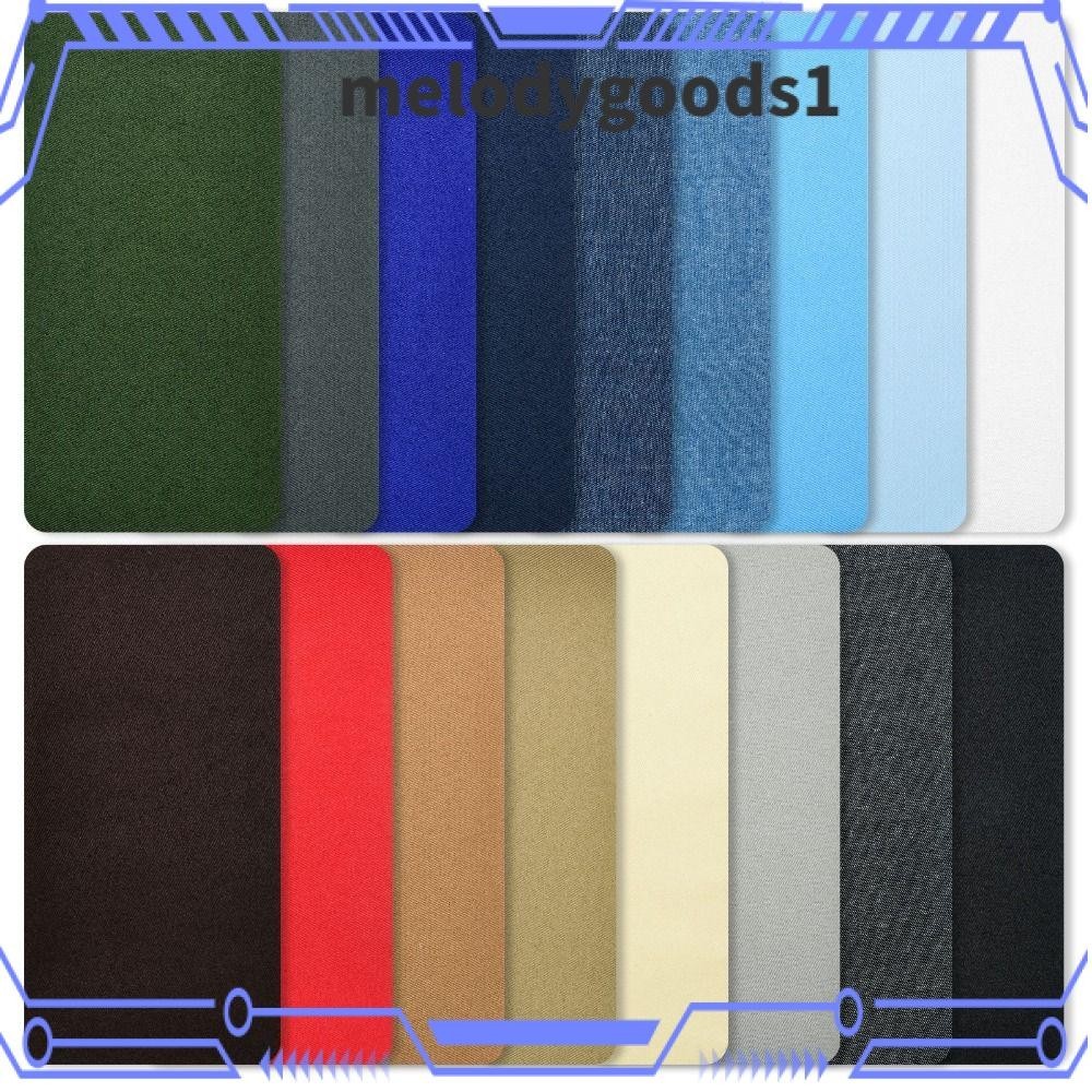 Melodygoods1 3 ชิ้น Self กาวแพทช์,เครื่องแต่งกาย Applique สีสันแจ็คเก็ตซ่อม,ผ้าลินิน Thermal Transfer Badge สติกเกอร์ข้อศอก Patche เสื้อผ้า