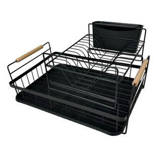Escorredor De Loucas Em Metal Duplo Bremen 44x31x24cm