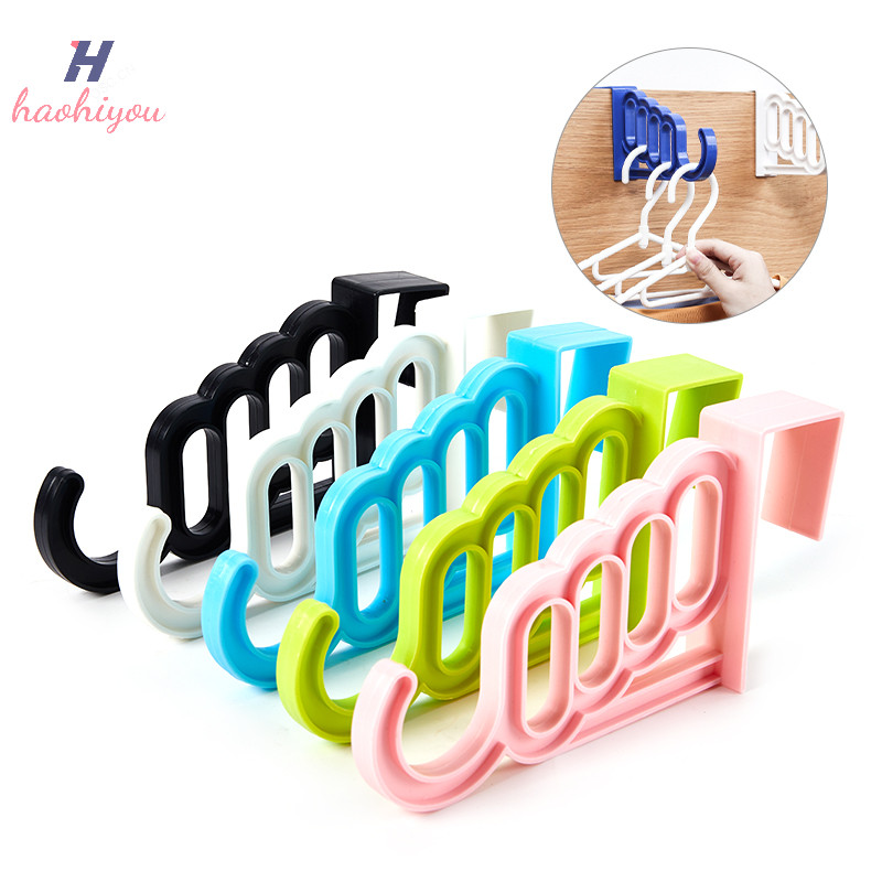 <haohiyou> Multi-function Home Accessories ไม้แขวนเสื้อแบบพับได้ Drying Rack Organizer Nice