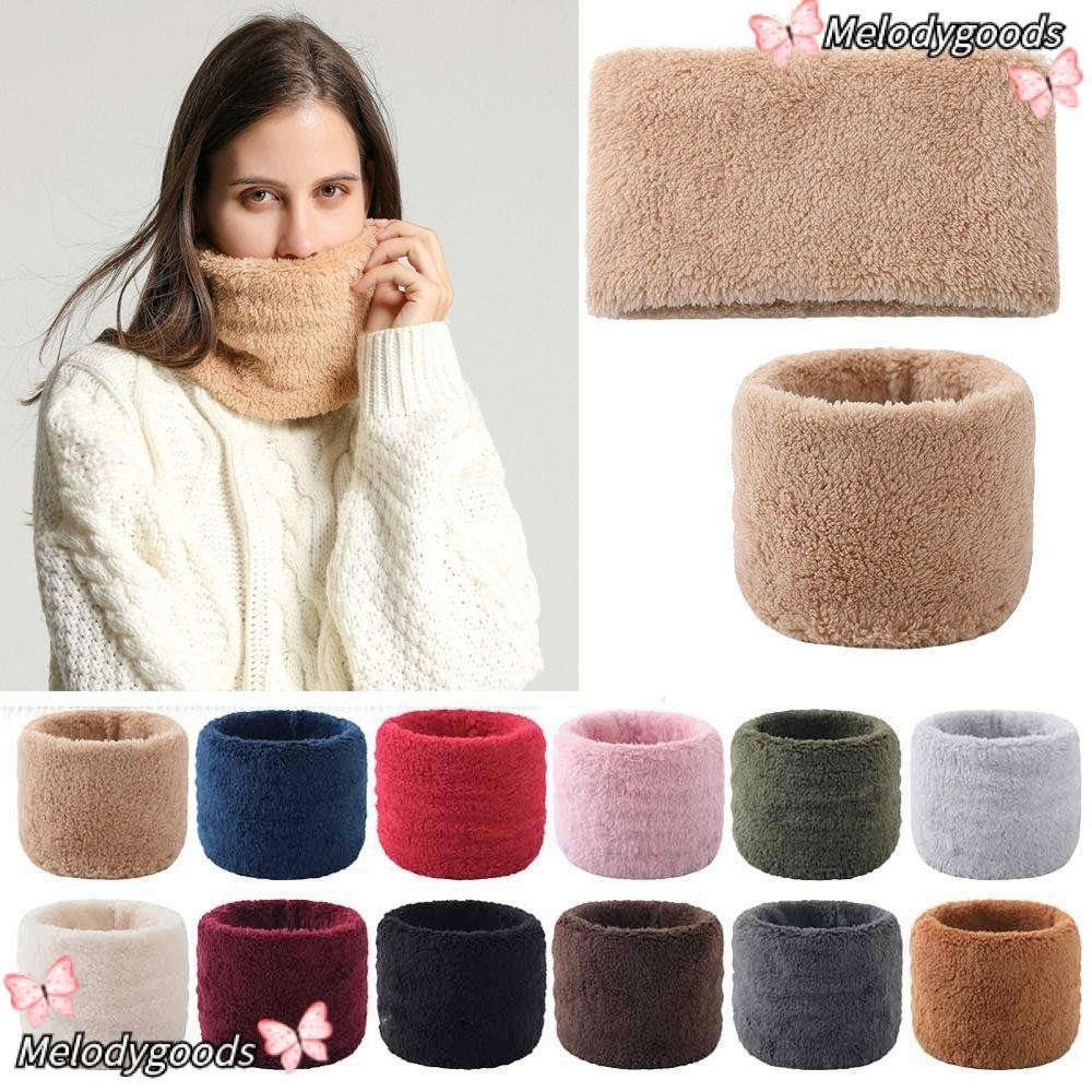 เมล็อดก คออุ่น, กันลม สีทึบความร้อนผ้าพันคอ,คู่อบอุ่นปกคอหนาขี่เอี๊ยมฤดูหนาวผ้าพันคอผู้ชายผู้หญิง