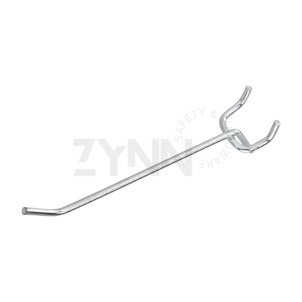 PEGBOARD HOOKS ตะขอบอร์ดแบบมีรู เหล็กชุบโครเมี่ยม Pegboard ที่วางเครื่องมือแบบแขวน