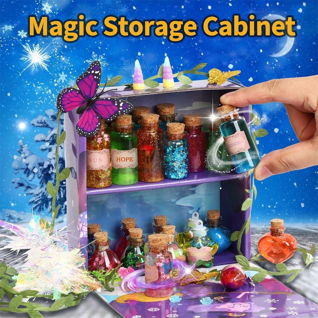 Fairy Magic Potions Kit Kids - ขวด Magical Potions ตกแต่งคริสต์มาส, ศิลปะสร้างสรรค์ของเล่นสําหรับของ