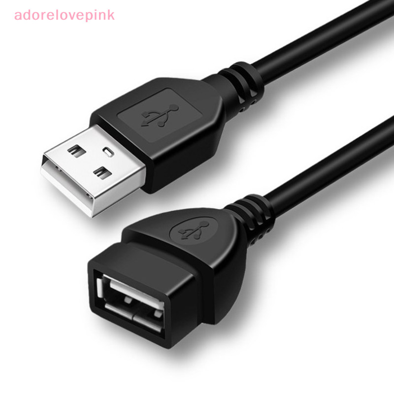 Adorelovepink USB 2.0 Extension Cable 0.6 m/1 m/1.5 m ข้อมูลสายส่งข้อมูลสายเคเบิล th