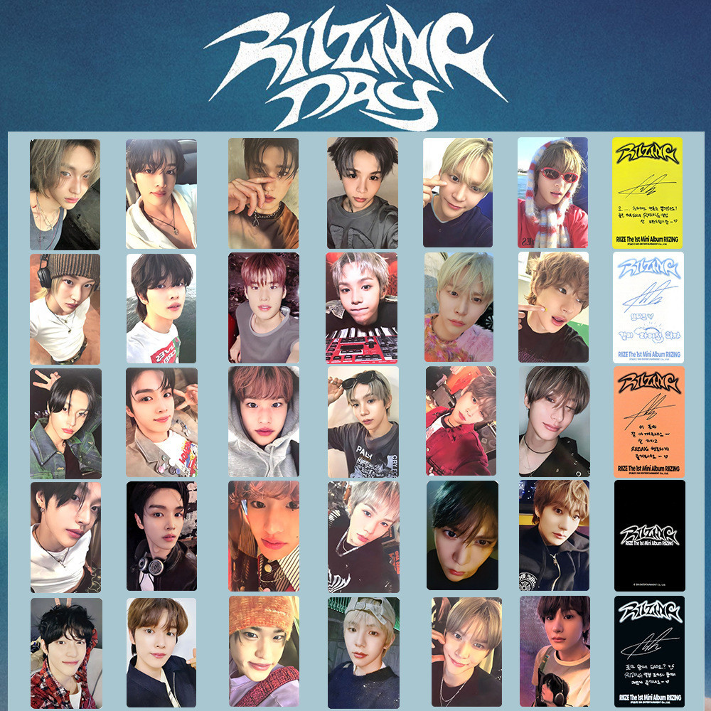 Kpop RIZE การ์ดขนาดเล็กการ์ดสุ่ม RIIZING La เก้าอี้การ์ดขนาดเล็กการ์ดขนาดเล็กพิเศษการ์ดสะสม