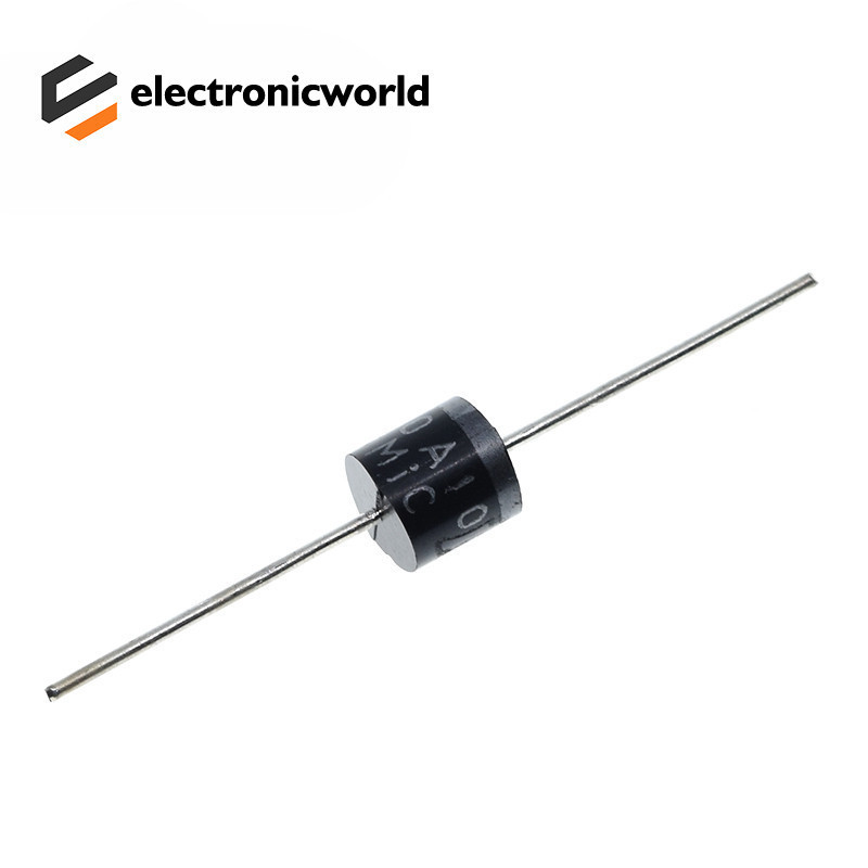 10PCS ไฟฟ้า Axial Rectifier ไดโอด 10A10 R-6 DIP 10A 1000V 10a10