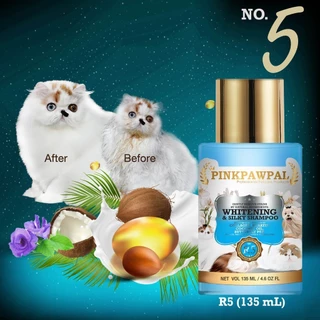 Pinkpawpal แชมพูสูตรขนนุ่มสว่างสดใส (Pinkpawpal Whitening & Silky Shampoo )