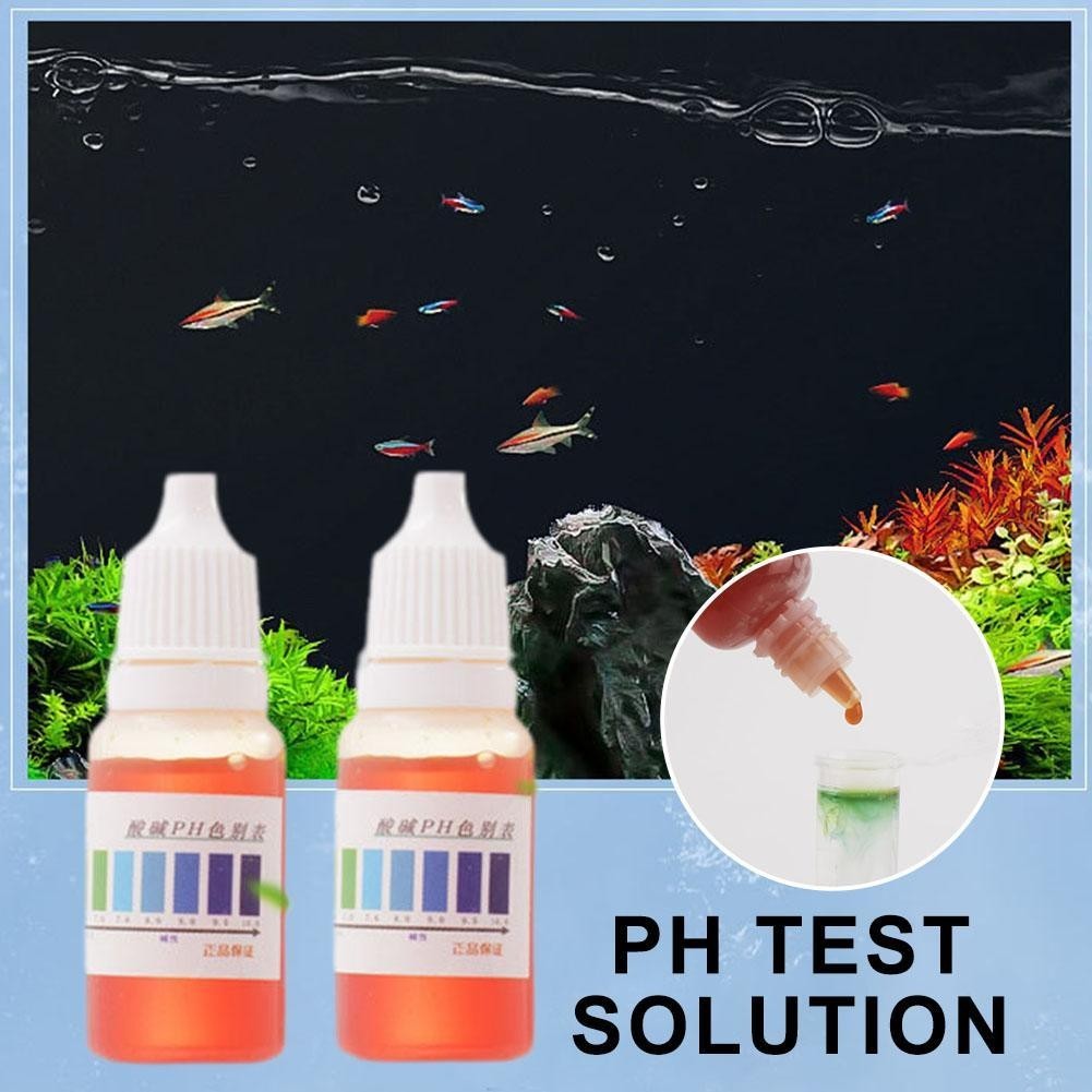 4CPS PH Reagent Ph Test Solution Aquarium Water PH Test Precision H2S3