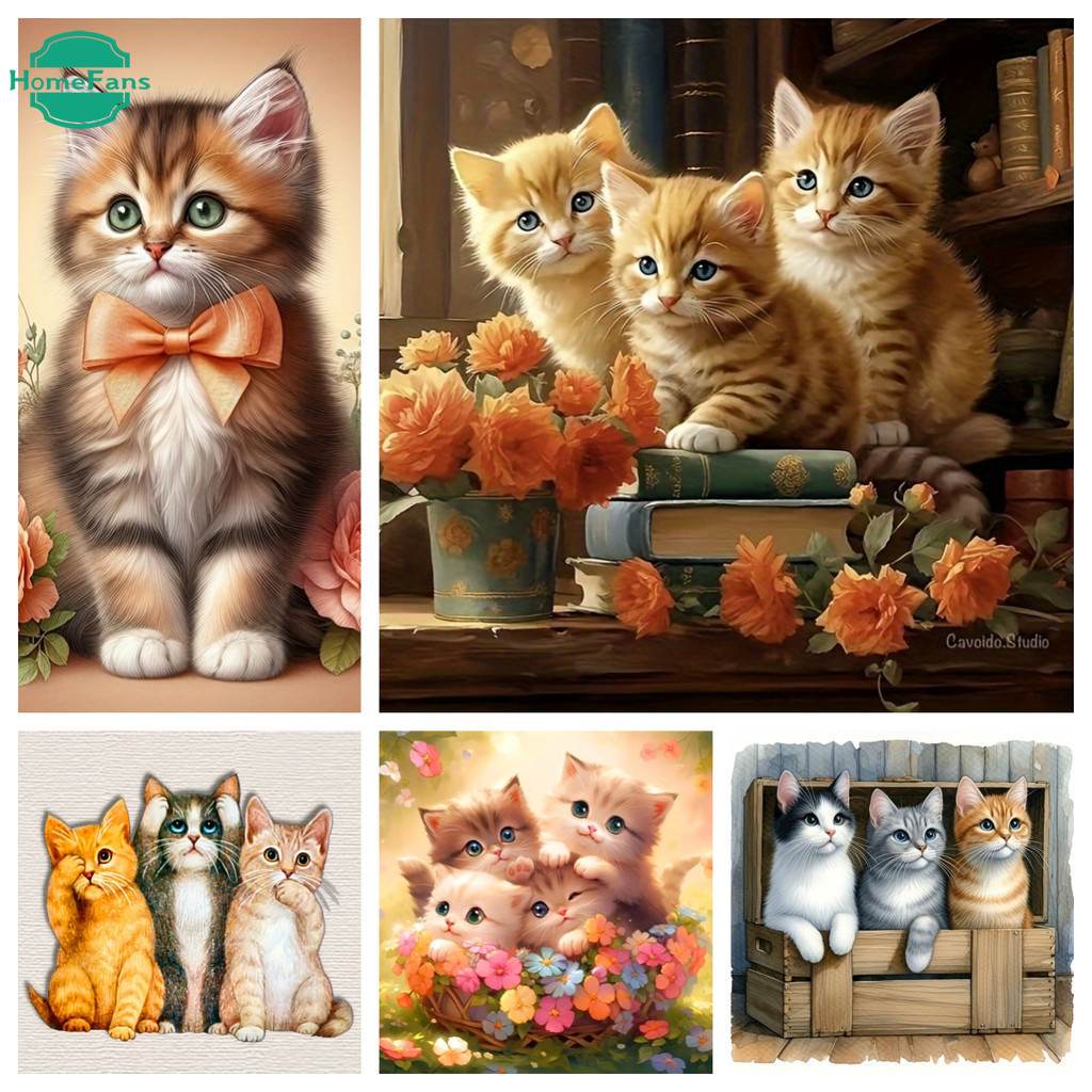 HFCats อะนิเมะ 5D DIY เพชรจิตรกรรมชุด Cosmic Cross เพชรเย็บปักถักร้อยภาพวาด Rhinestone โมเสคเพชร Art Home Decor ภาพวาด