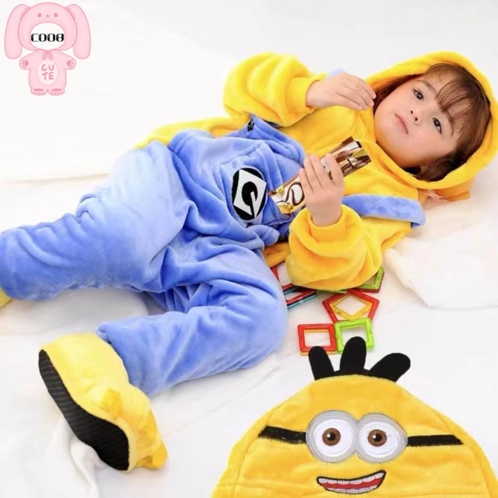CDOB ชุดมาสคอต มินเนี่ยนน ชุดก๊อตจิ นุ่ม คุณภาพ แฟชั่น ราคาถูก