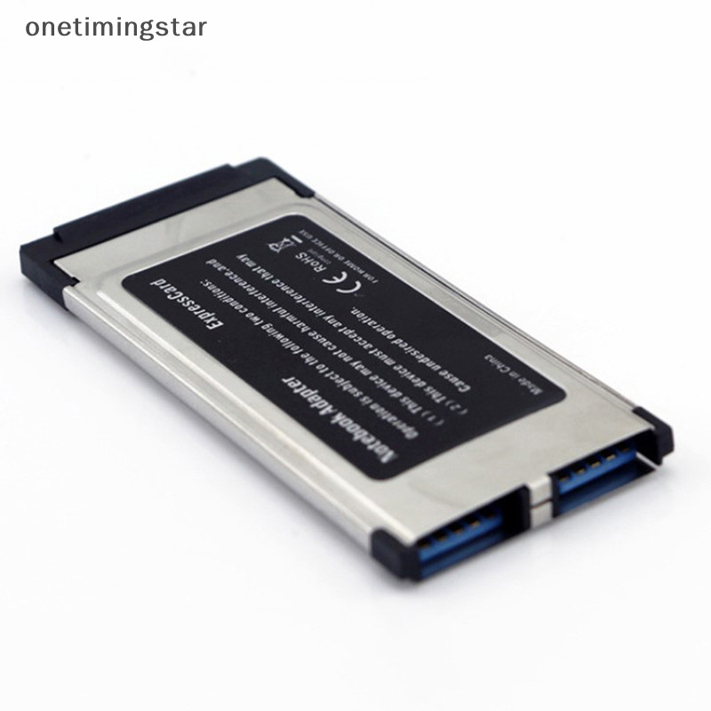 Onetimingstar PCI Express to USB 3.0 Dual 2 พอร์ต PCI-E Express การ์ดอะแดปเตอร์สําหรับ 34 มม.Express