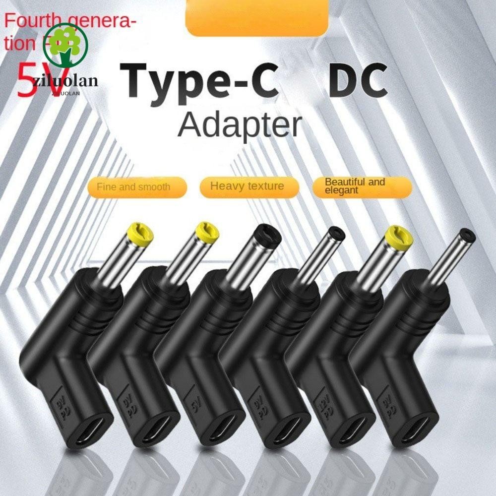 Ziluolan USB C PD to DC Power Connector, 5V 9V 12V Universal Type C to DC Jack Plug, อะแดปเตอร์แปลงก