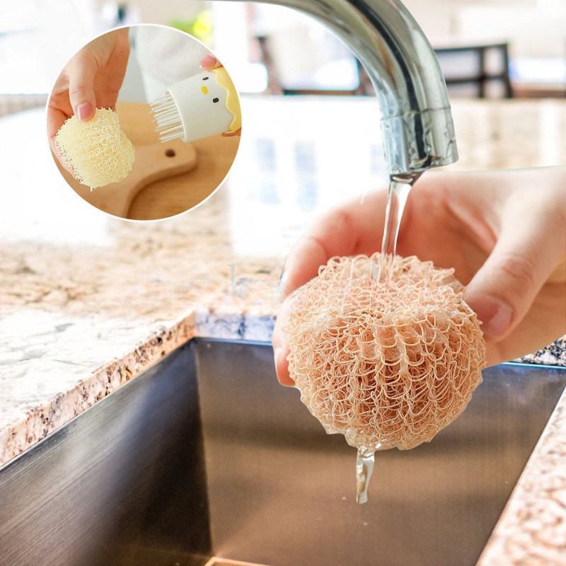 การ์ตูนน่ารักเปลือกไข่รูปแปรงหม้อสร้างสรรค์ที่ถอดออกได้แปรงล้างจานทําความสะอาดและล้างจานเครื่องมือ - รูปที่ 5