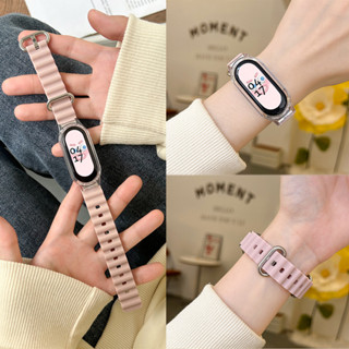 Ocean สายซิลิโคนสําหรับ Xiaomi Mi Band 10 9 8 7 6 5 4 3 Smar…