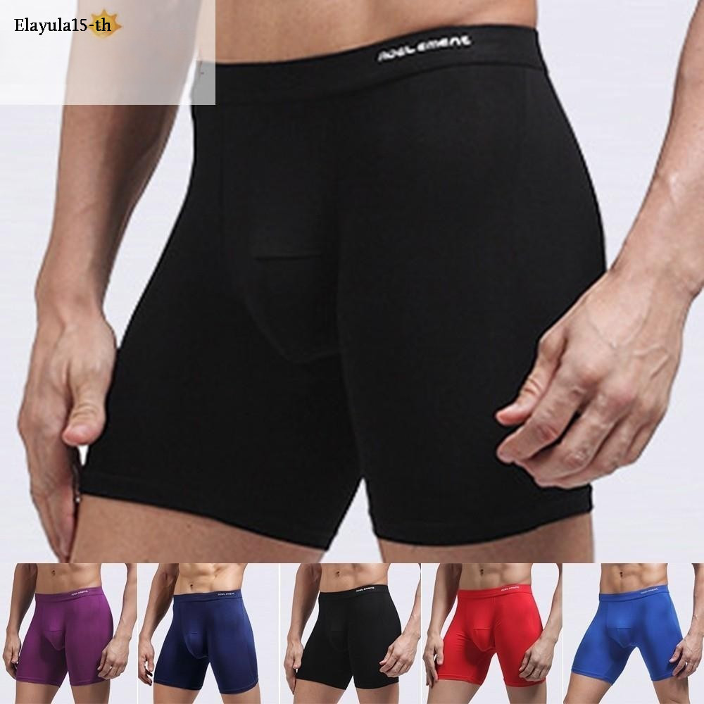 Elayula15.th กางเกงวิ่งขาสั้นกีฬาใส่สบายและทันสมัยผ้าระบายอากาศไซส์ 2XL 4XL