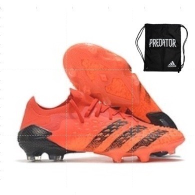 รองเท้าฟุตบอล Adidas FG Predator ของแท้1ชิ้น LOW Bay