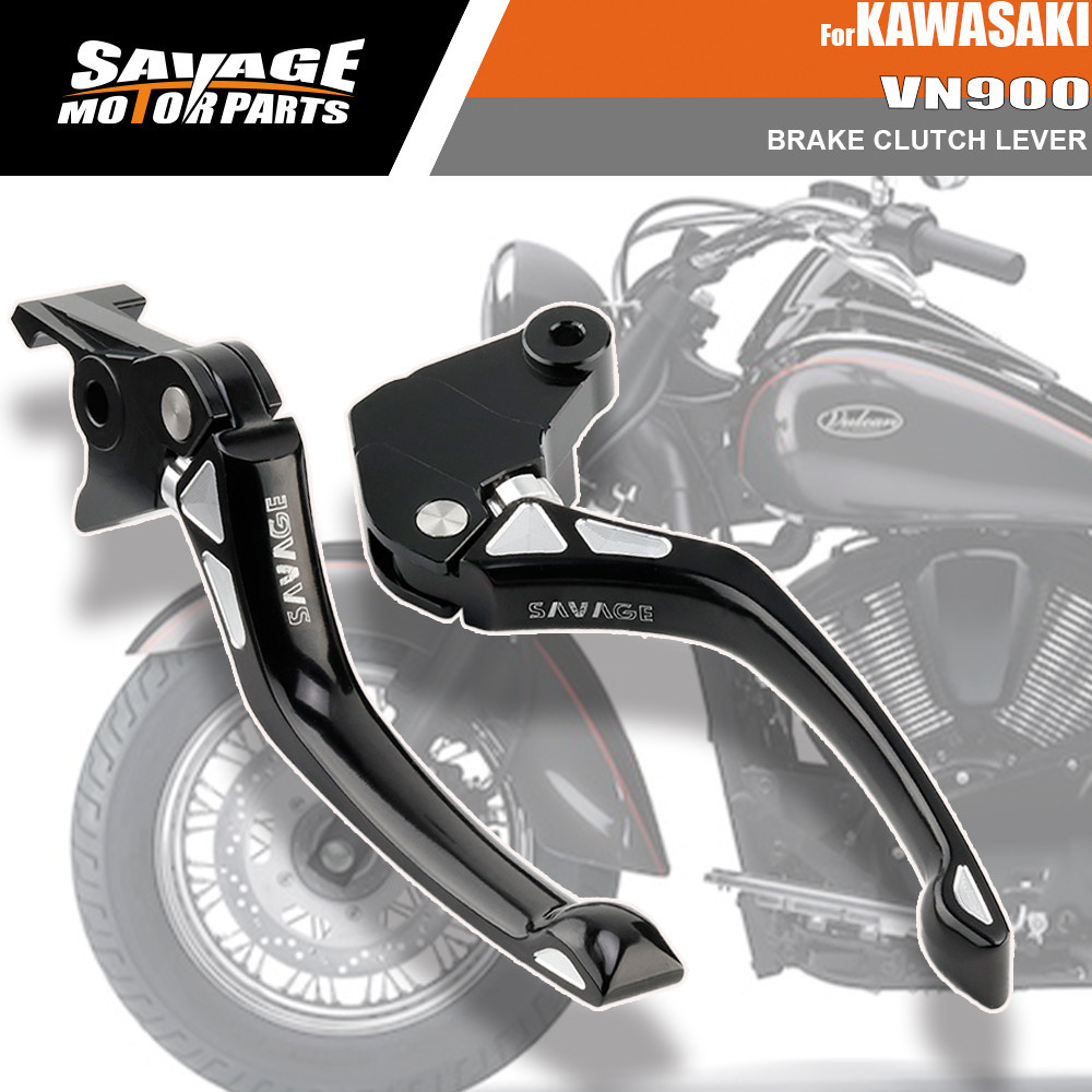 สำหรับ KAWASAKI VN400 VN800 VN900 VN2000 Vulcan รถจักรยานยนต์คลัทช์เบรคมอเตอร์ Grips อุปกรณ์เสริม VN