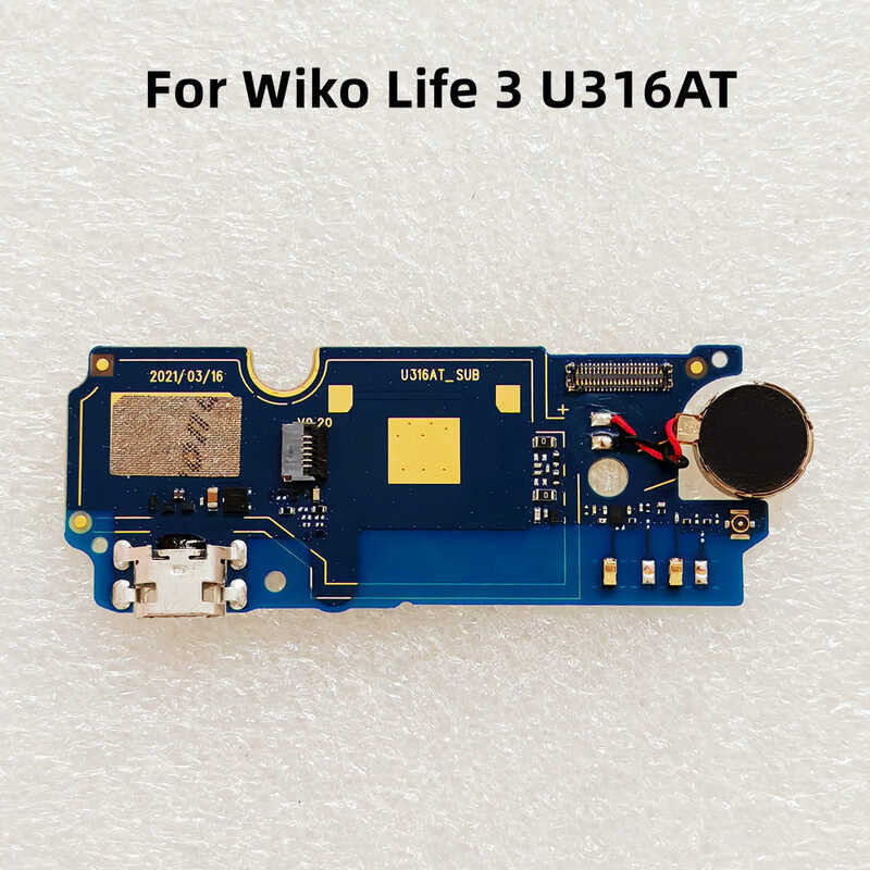 Original For Wiko Life 3 U316AT Usb Board Charging Dock Replacement Accessories